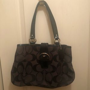 Coach Black Shoulder Bag